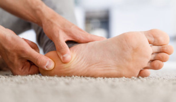 massaging heel pain