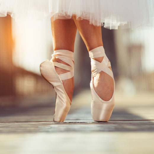 pre-pointe ballet foot